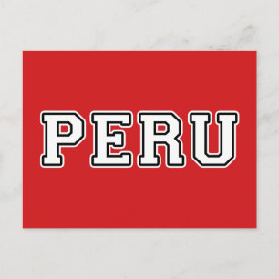 Peru Postkarte