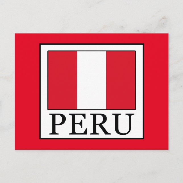 Peru Postkarte (Vorderseite)