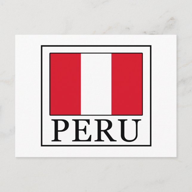 Peru Postkarte (Vorderseite)