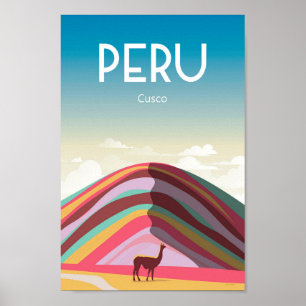 Peru-Reiseplakat Poster