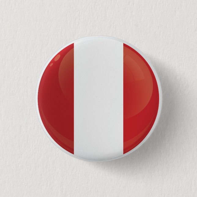 Peru Round-Icon-Markierung Button (Vorderseite)