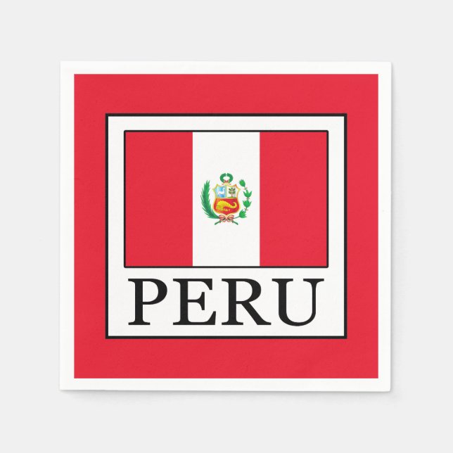 Peru Serviette (Vorderseite)