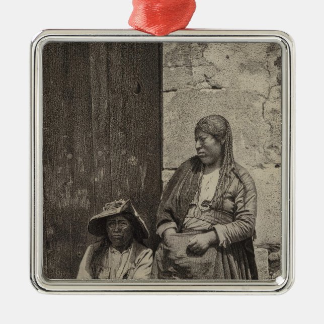 Peru Silbernes Ornament (Vorne)