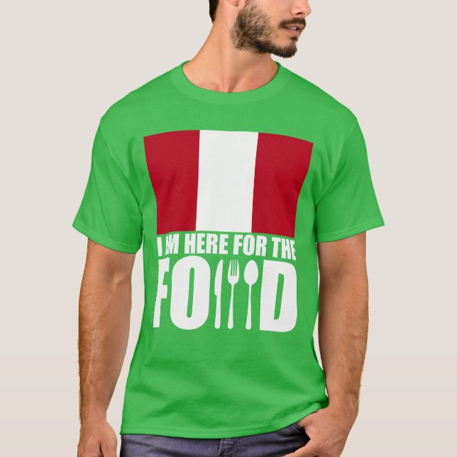 Peru Souvenir Essen Reise Junge T-Shirt (Vorderseite)