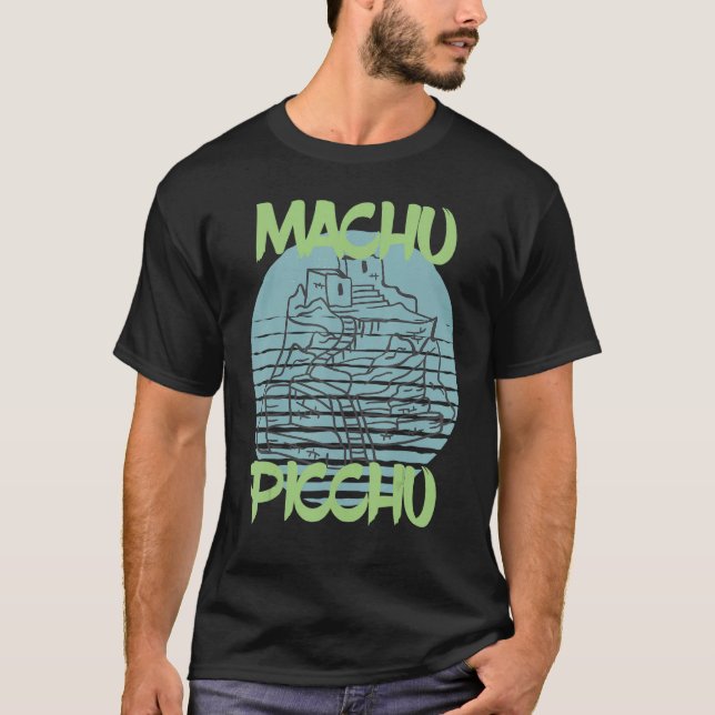 Peru Souvenir Machu Picchu Ruined city South Ameri T-Shirt (Vorderseite)