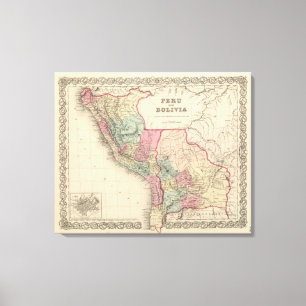 Peru und Bolivien 2 Leinwanddruck