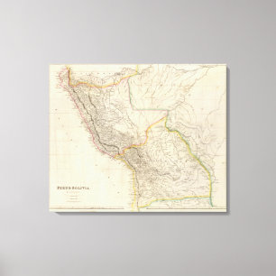Peru und Bolivien Leinwanddruck