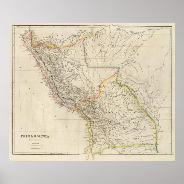 Peru und Bolivien Poster (Vorne)
