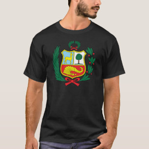 Peru-Wappen Detail T-Shirt
