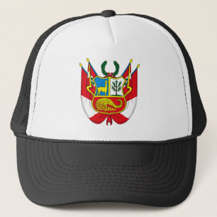 Peru-Wappen Hut Truckerkappe