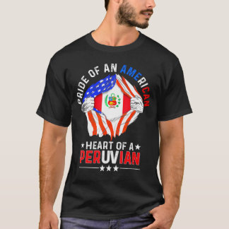 Peruanische Amerikaner stolz auf Auslandsland Pe T-Shirt