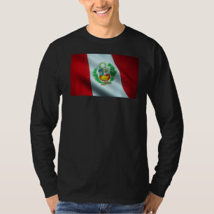 Peruanische Fahne für peruanische Coole Proud Men  T-Shirt