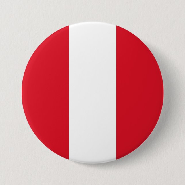 Peruanische Flagge (Peru) Button (Vorderseite)