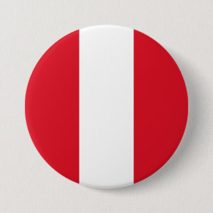 Peruanische Flagge (Peru) Button