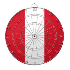 Peruanische Flagge (Peru) Dartscheibe