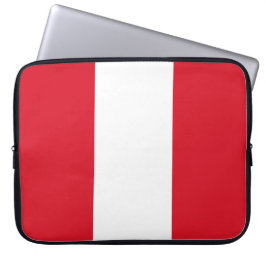 Peruanische Flagge (Peru) Laptopschutzhülle