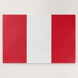 Peruanische Flagge (Peru) Puzzle