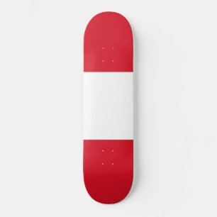 Peruanische Flagge (Peru) Skateboard