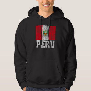 Peruanische Flagge Pride Roots Country Family Nati Hoodie