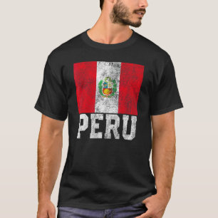 Peruanische Flagge Pride Roots Country Family Nati T-Shirt