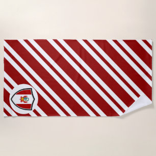 Peruanische Flagge Strandtuch