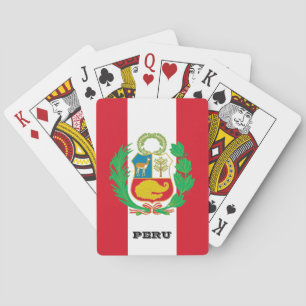 Peruanische Flaggenspiele, Peru Spielkarten