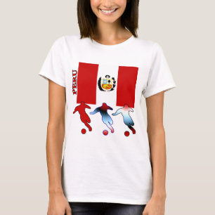 Peruanische Fußball-Spieler T-Shirt
