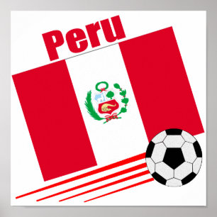 Peruanische Fußballmannschaft Poster