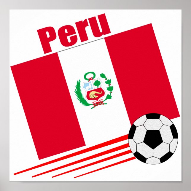 Peruanische Fußballmannschaft Poster (Vorne)
