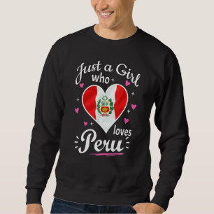 Peruanische Girl Latino Erbe nur ein Mädchen, die Sweatshirt