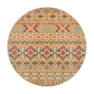 Peruanische Inder: Tribal Geometric Seamless Schneidebrett