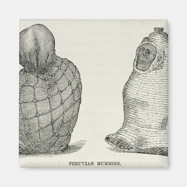 Peruanische Mummies Magnet (Vorne)