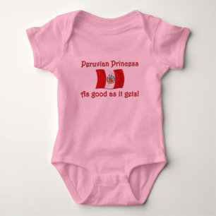 Peruanische Prinzessin - so gut Baby Strampler