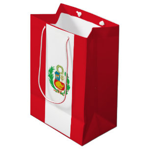 Peruanische Staatsflagge Mittlere Geschenktüte
