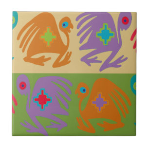 Peruanische Vögel Fliese