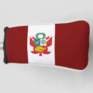 peruanische Wappenflagge Golf Headcover