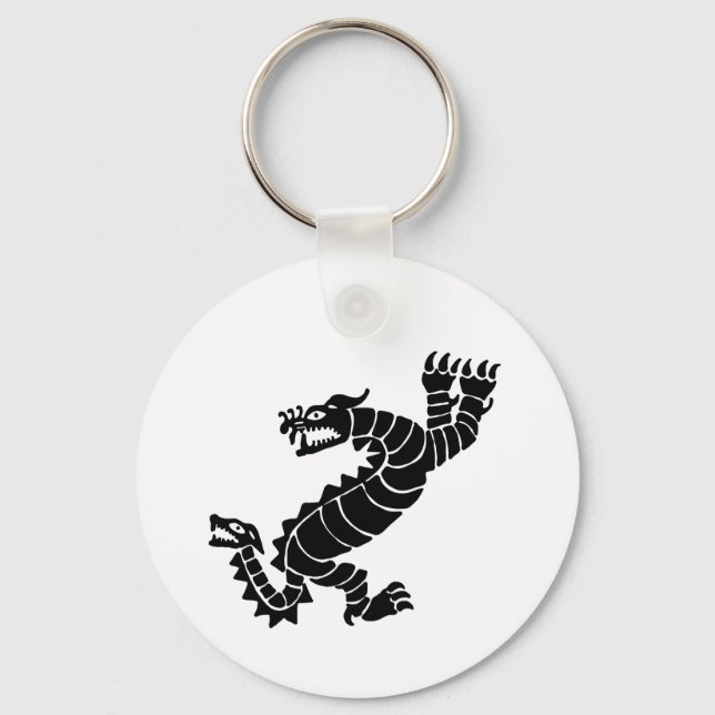 Peruanischer Drache Schlüsselanhänger (Vorderseite)