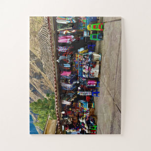 Peruanischer Markt Textilien & Schätze Puzzle