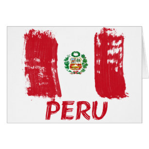 Peruanischer Schmutzflaggenentwurf