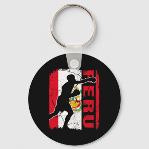 Peruanisches Boxing Team Peru Flag Boxhandschuhe Schlüsselanhänger