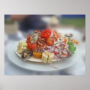 Peruanisches Ceviche Poster