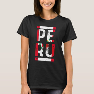 Peruanisches Root Heritage Hispanic Peru Nationalf T-Shirt