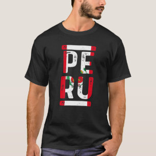 Peruanisches Root Heritage Hispanic Peru Nationalf T-Shirt