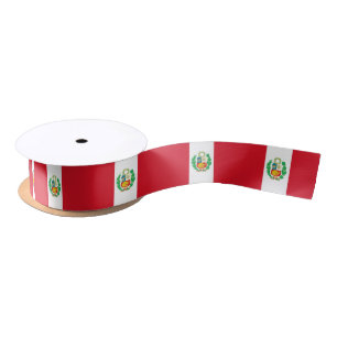 Peruanisches Staatsflaggenband Satinband