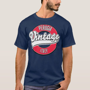 Perugia Italien Vintages Logo T-Shirt