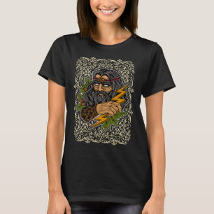 Perun Slavic-Mythen Heidenfürst Sturmwaffe 4 T-Shirt