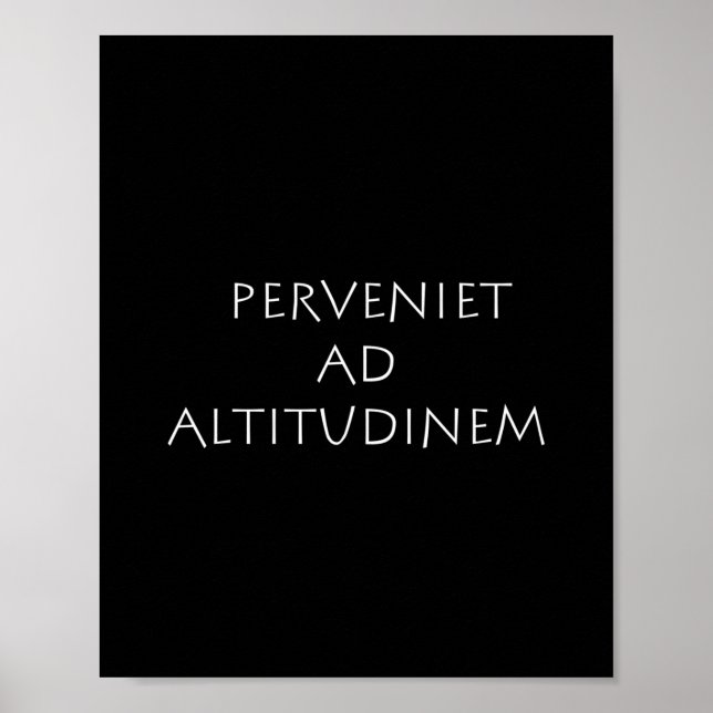 Perveniet ad altitudinem poster (Vorne)