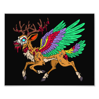 Peryton Zombie Fotodruck