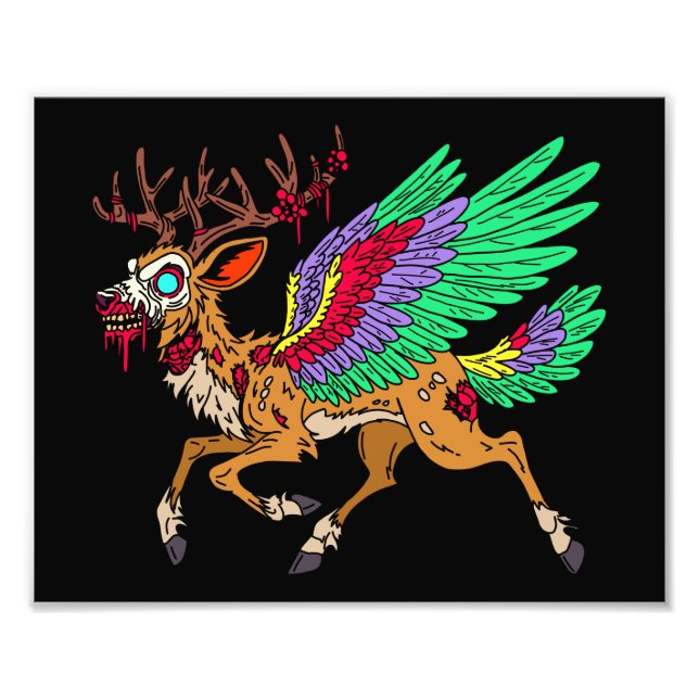 Peryton Zombie Fotodruck (Vorne)