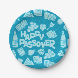 Pesach-Papierplatte Pappteller